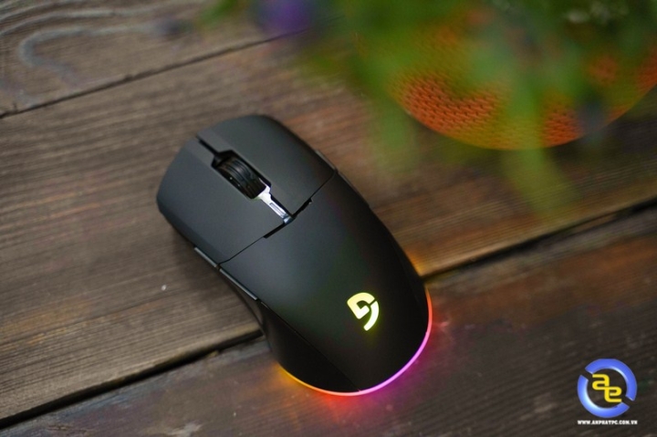 Chuột Fuhlen D90s RGB Dual Mode 2.4G/Type-C – Black